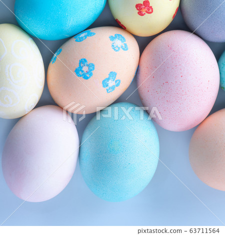 Resurrection Resurrection Ayadan Hand-made indigo background Staining coloring Special eggs Easter eggs 63711564