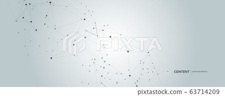Abstract connect molecule banner and science structure vector illustration Abstract connect molecule banner and science structure vector illustration 63714209