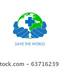 World medical icon logo vector graphic design 63716239
