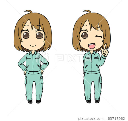 工作服的女人 63717962