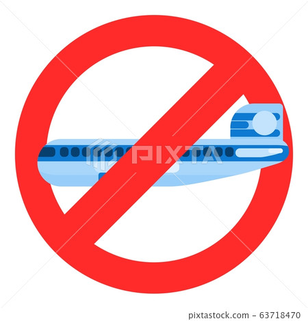 ban on flying in the sky aircraft. flat poster ban on flying in the sky aircraft. flat poster 63718470