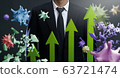 Market Goes Up Due to Virus Being Handled. 63721474