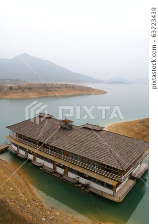 River landacape of the Mount Danxia area River landacape of the Mount Danxia area 63723439