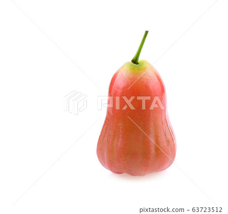 Rose apple on white background Rose apple on white background 63723512