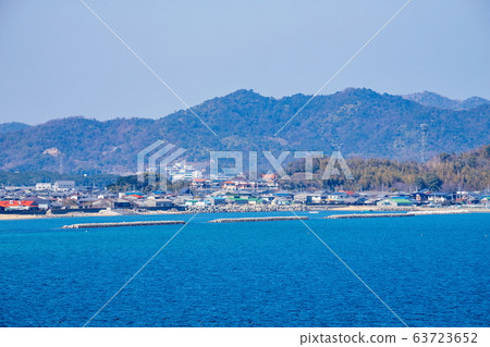 Scenery of the Seto Inland Sea coast Wakimoto - Stock