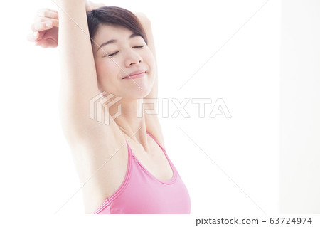 女子健美操舞蹈健身運動鍛煉 63724974