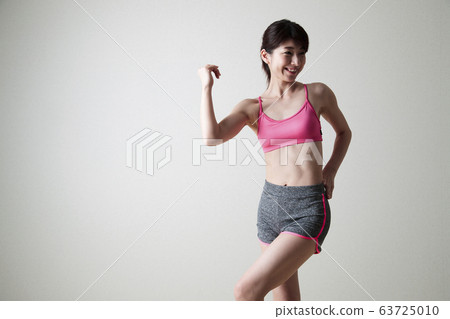 女子健美操舞蹈健身運動鍛煉 63725010