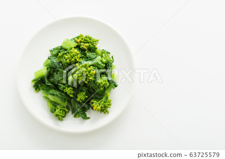 Spring vegetable nabana and sesame oil 63725579