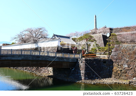 ■甲府城堡■舞鶴城公園■陽光■山梨縣■盛開櫻花 63726423