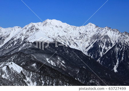Hotaka mountain range seen from Yake 63727499