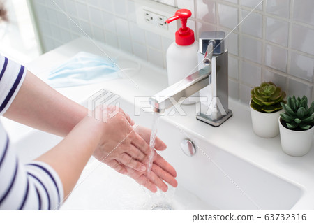 Wash hands to prevent virus 63732316