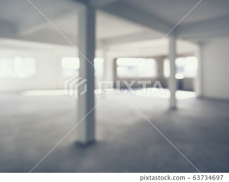 Interior space Building Empty loft blur background  Interior space Building Empty loft blur background  63734697