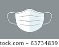 illustration of mouth protection face mask monochrome 63734839