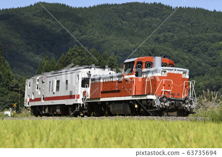 Commercial vehicles driven by diesel locomotives (building limit measuring vehicles) Commercial vehicles driven by diesel locomotives (building limit measuring vehicles) 63735694