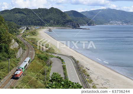 View coaster wind running in Hokkaido 63736244