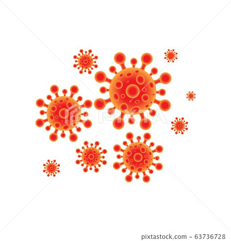 Virus corona vector illustration icon 63736728