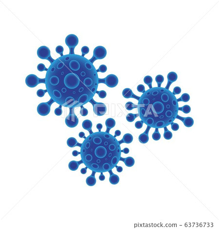 Virus corona vector illustration icon 63736733