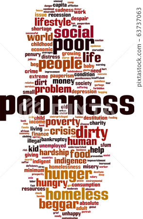 Poorness word cloud 63737063