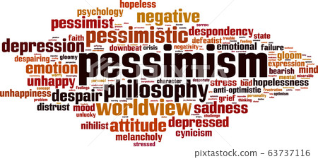 Pessimism word cloud Pessimism word cloud 63737116