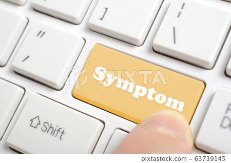 Pressing brown symptom key on keyboard 63739145