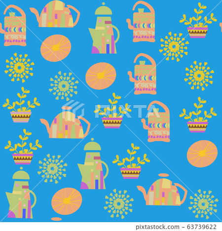 Kettle seamless pattern. It is located in swatch Kettle seamless pattern. It is located in swatch 63739622