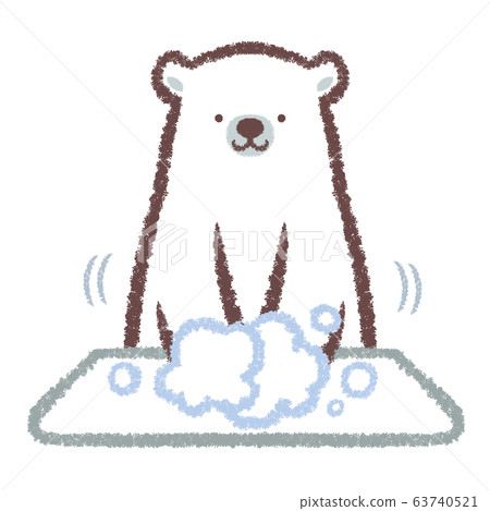 Hand wash polar bear size 63740521