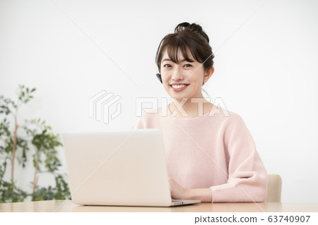 Telework video chat image Telework video chat image 63740907
