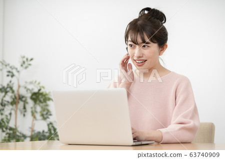 Telework video chat image Telework video chat image 63740909