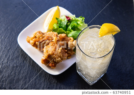 Deep fried with highball 63740951
