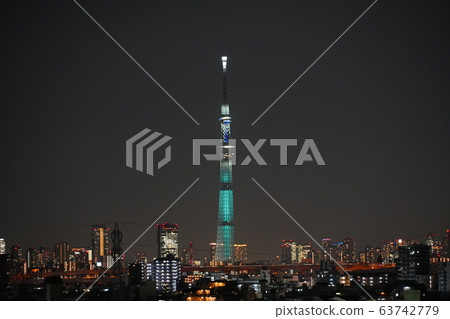 東京2020天空樹夜景 東京2020天空樹夜景 63742779