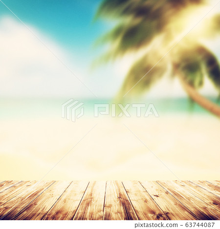 Background-summer-sea-beach-landscape-image-vintage 63744087