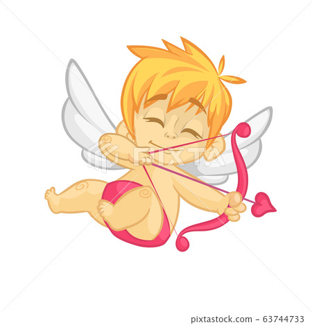 Cupid cartoon illustration Cupid cartoon illustration 63744733