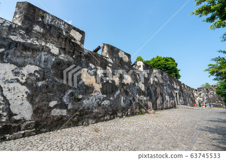 Exterior walls of the fort of Macau, Monte 63745533