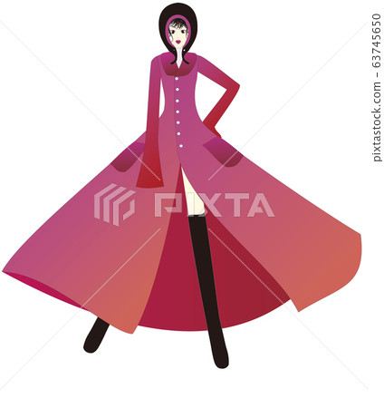 女性時尚插畫設計 女性時尚插畫設計 63745650
