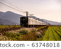 JR Chikuhi Line trains and sunset views 63748018