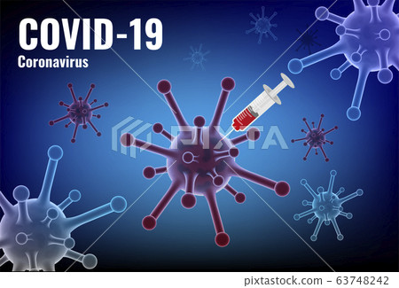 background coronavirus or covid-19 concept vector background coronavirus or covid-19 concept vector 63748242
