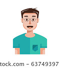 A man who look smart and friendly. 63749397