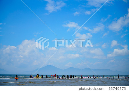 夏日的釜山大法浦海灘風光 夏日的釜山大法浦海灘風光 63749573