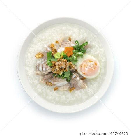 Rice Porridge with Pork Cartilage or Soft Rice Porridge with Pork Cartilage or Soft 63749773