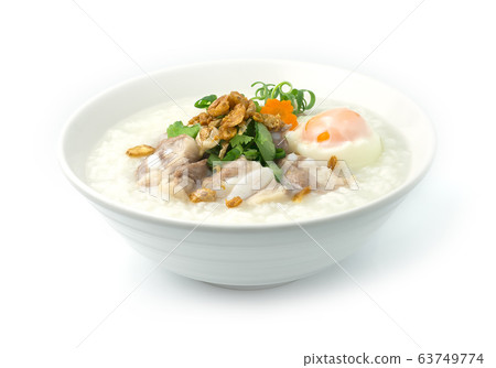 Rice Porridge with Pork Cartilage or Soft Rice Porridge with Pork Cartilage or Soft 63749774