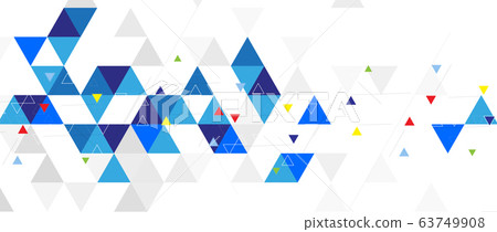abstract structure circuit computer triangle background 63749908