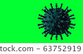 Coronavirus on Green Screen 63752919
