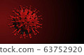 Depicting a microscopic visualization of the SARS 63752920