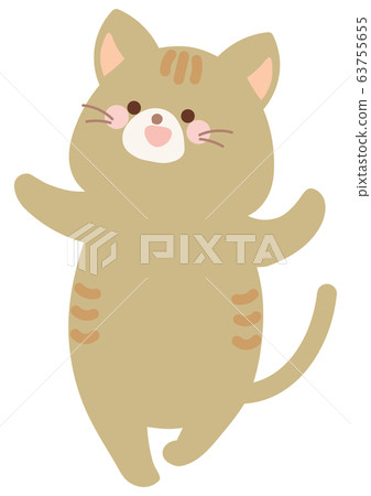 跳舞的貓的插圖 跳舞的貓的插圖 63755655