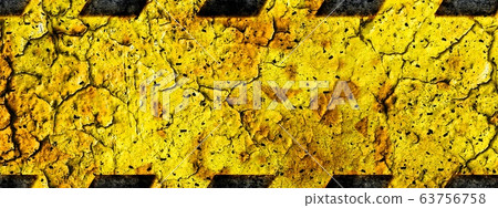 代表禁區的抽象黃色和黑色條紋 63756758