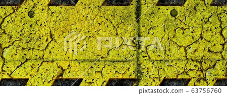 代表禁區的抽象黃色和黑色條紋 63756760