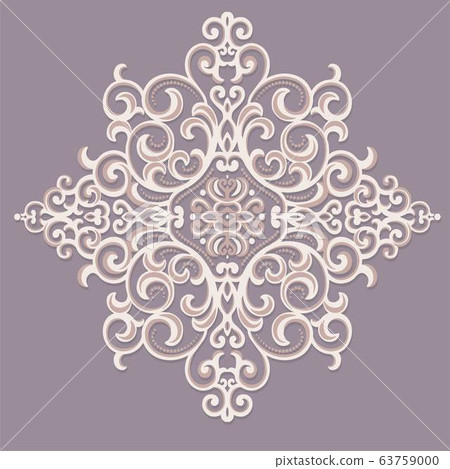 Beautiful elegant vintage lace baroque palace pattern 63759000