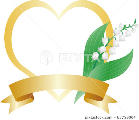 Lily of the valley, spring, flower, frame, frame, copy space 63759004