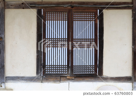 Korean traditional house door Korean traditional house door 63760803