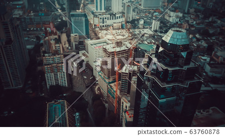 Ploenchit view from above in Bangkok in Thailand Ploenchit view from above in Bangkok in Thailand 63760878